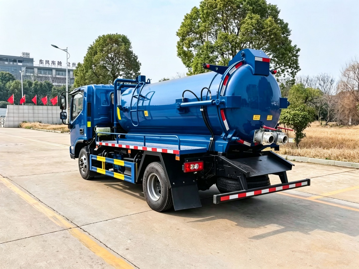 Foton 4CBM Vacuum Sewage Suction Truck - Image 2