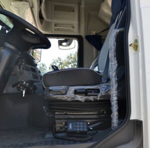 Airbag shock-absorbing seat