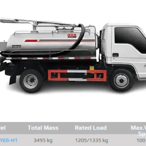 BJ5032XTYE6-H1 Barreled Garbage Truck