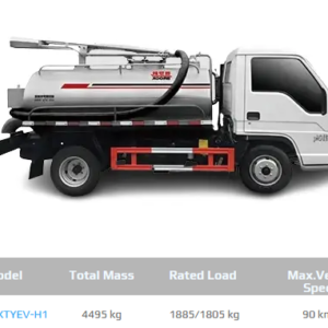 BJ5045XTYEV-H1 Barreled Garbage Truck