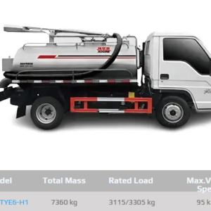 BJ5073XTYE6-H1 Barreled Garbage Truck
