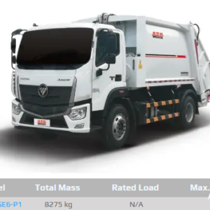 BJ5084ZYSE6-P1 Compressed Garbage Truck