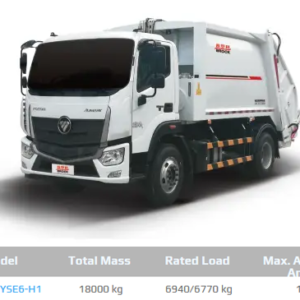 BJ5182ZYSE6-H1 Compressed Garbage Truck