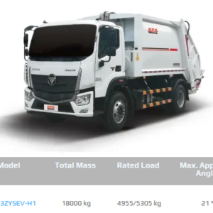 BJ5183ZYSEV-H1 Compressed Garbage Truck