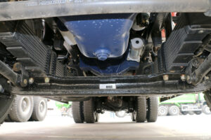 Leaf spring mechanical suspension