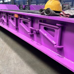 80T Hydraulic Gooseneck Detachable Lowboy Trailer