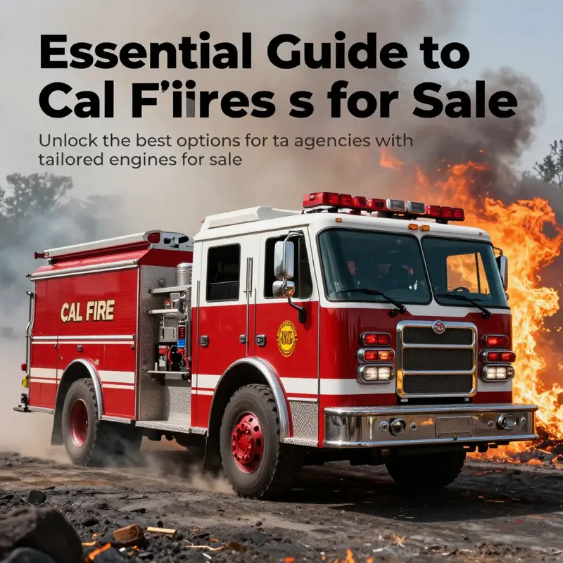 Essential Guide to Cal Fire Engines for Sale - CRRC Vehicles