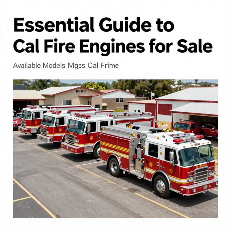 Essential Guide to Cal Fire Engines for Sale - CRRC Vehicles
