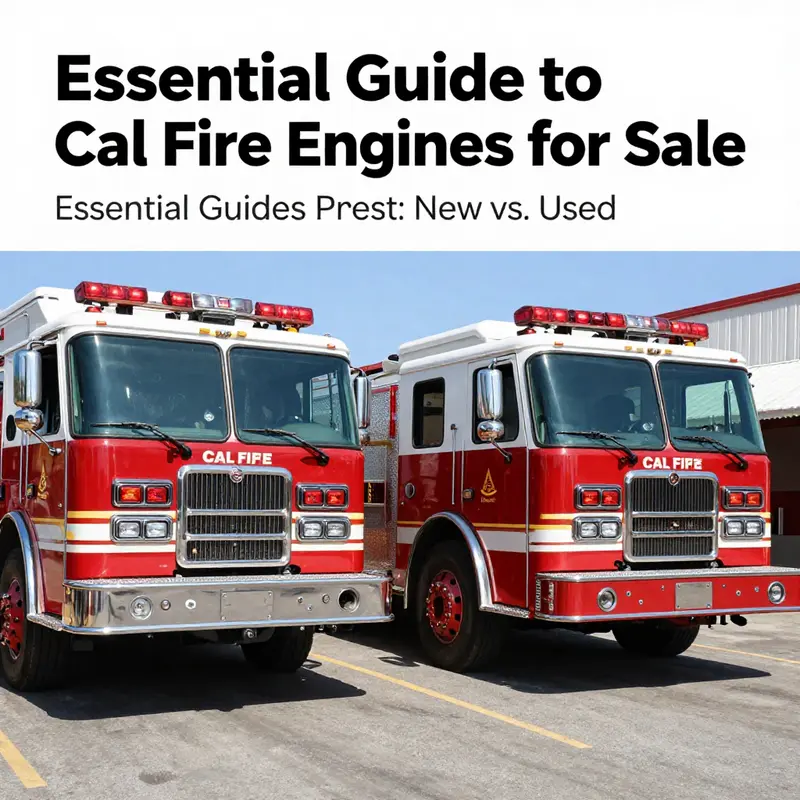 Essential Guide to Cal Fire Engines for Sale - CRRC Vehicles