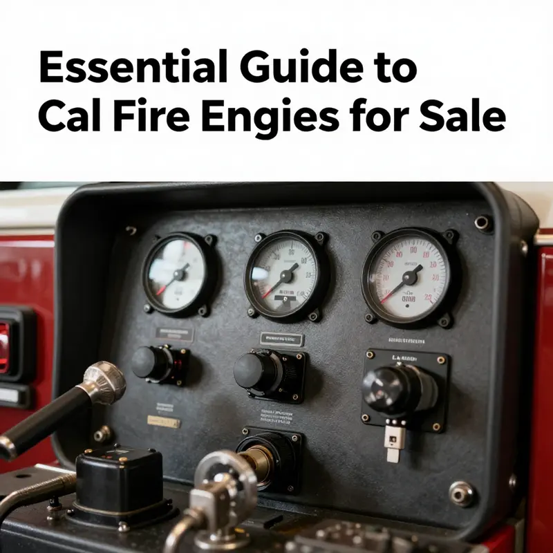 Essential Guide to Cal Fire Engines for Sale - CRRC Vehicles