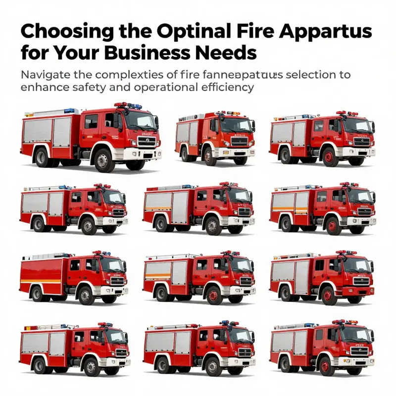 Fire Unit Types Choosing the Optimal Fire Apparatus for Your Business Needs - CRRC Vehicles