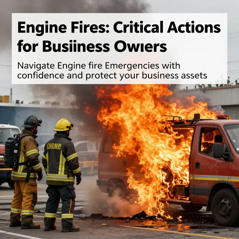 Fire In Engine Engine Fires: Critical Actions for Business Owners - CRRC Vehicles