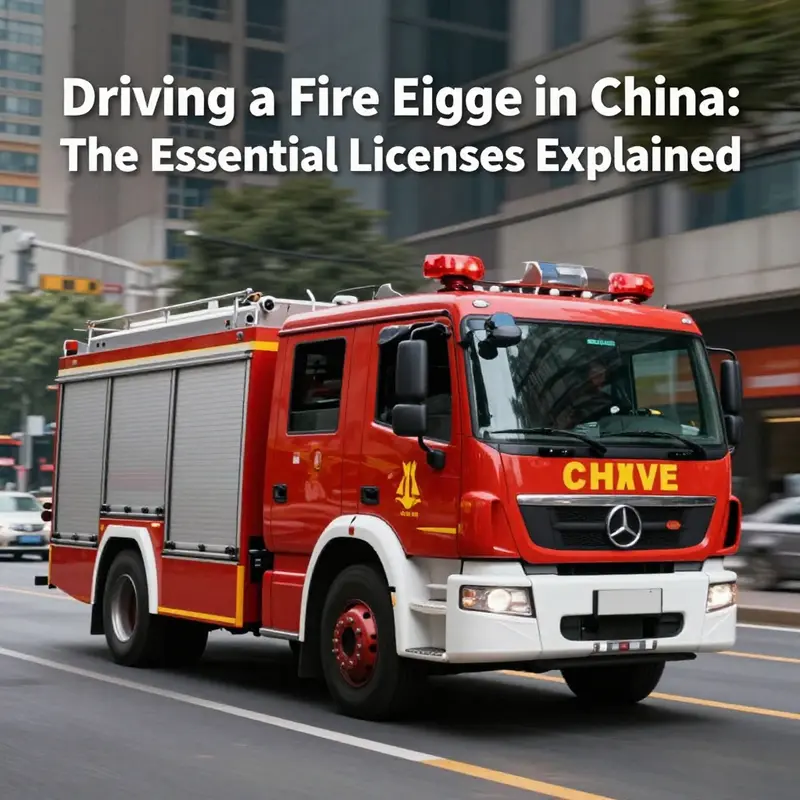 Driving a Fire Engine in China: The Essential Licenses Explained - CRRC ...