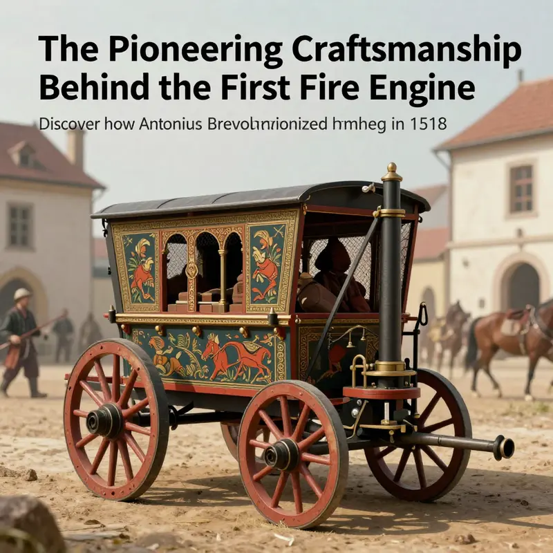 First Firef Engine The Pioneering Craftsmanship Behind the First Fire Engine - CRRC Vehicles