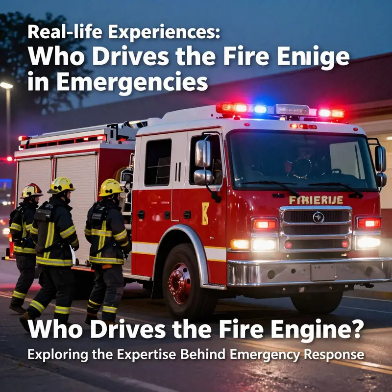 Who Drives the Fire Engine? Exploring the Expertise Behind Emergency ...