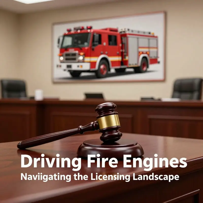 Driving Fire Engines: Navigating the Licensing Landscape - CRRC Vehicles