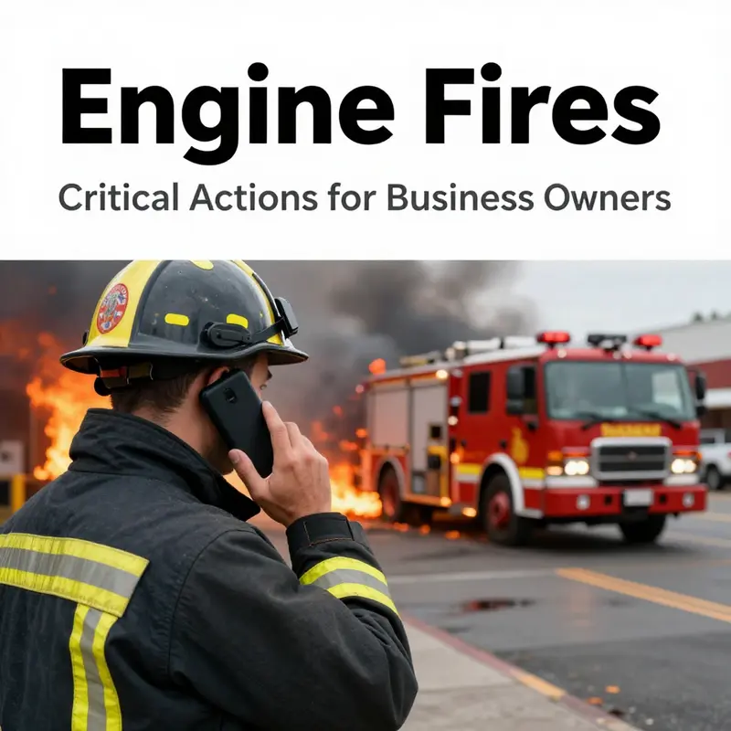 Fire In Engine Engine Fires: Critical Actions for Business Owners - CRRC Vehicles
