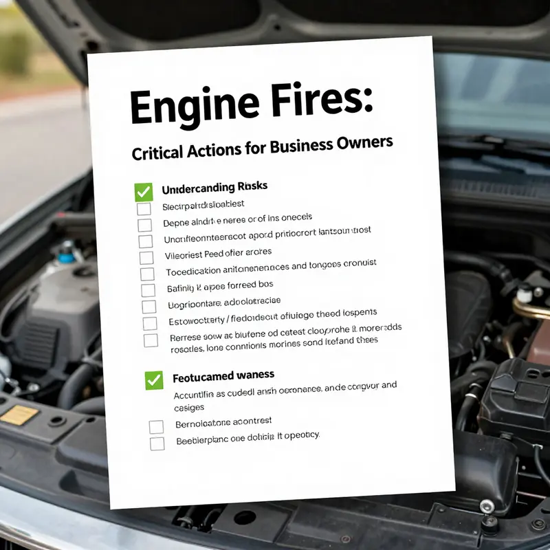 Fire In Engine Engine Fires: Critical Actions for Business Owners - CRRC Vehicles