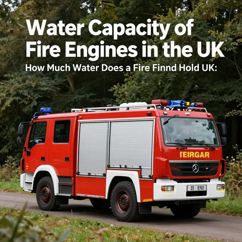 Urban fire engines are designed for rapid response, with water capacities typically between 3,000 to 5,000 litres.