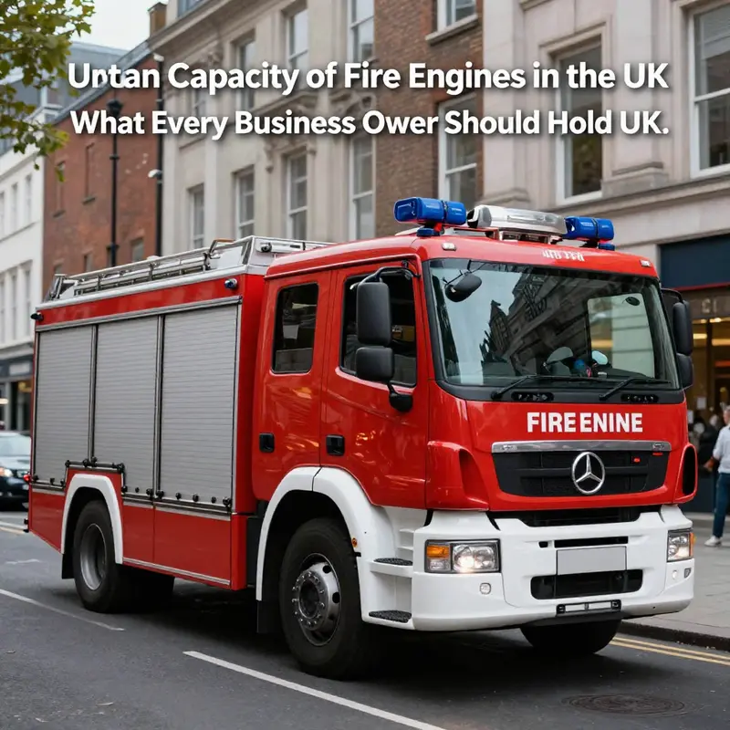 Urban fire engines are designed for rapid response, with water capacities typically between 3,000 to 5,000 litres.