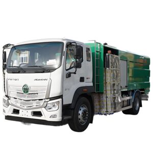 Foton Road Mobile Truck Washing Equipment Highway Road Sweeping Vehicle Wash Tunnel Fence Cleaning Cleaning Truck