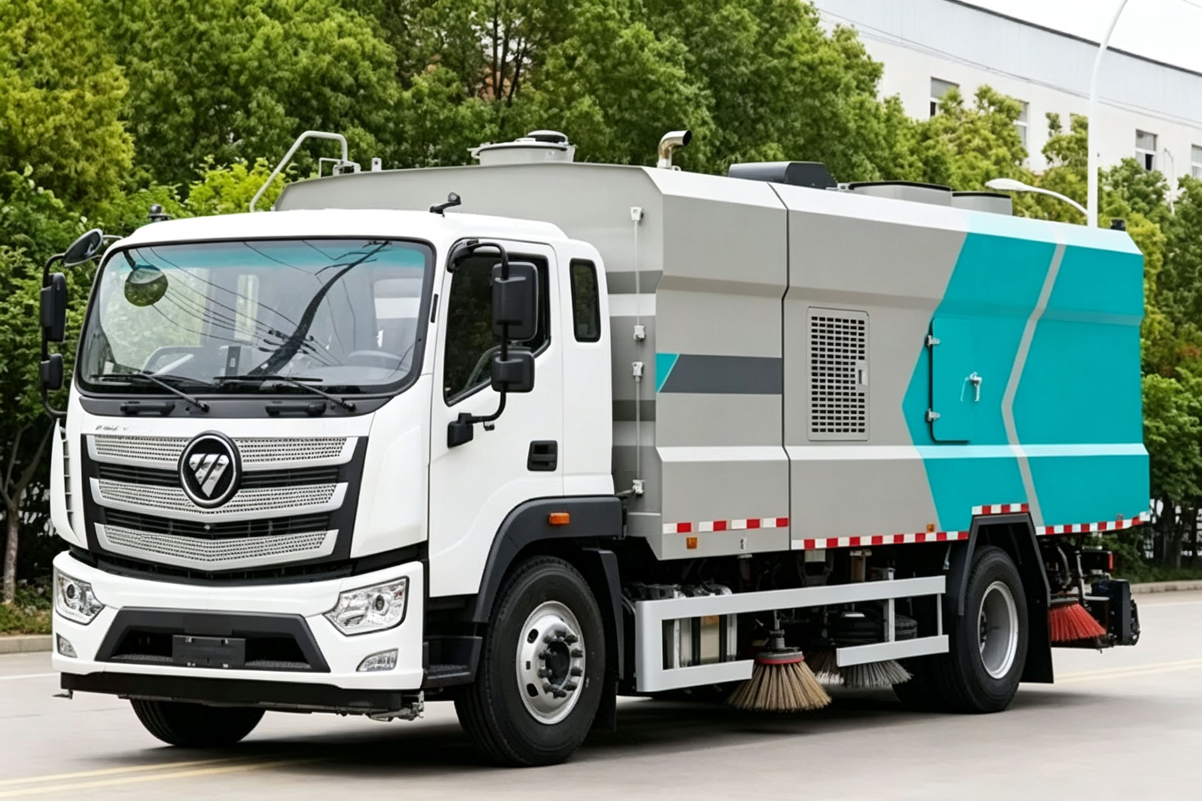 Foton 6 CBM Washing Sweeping Truck