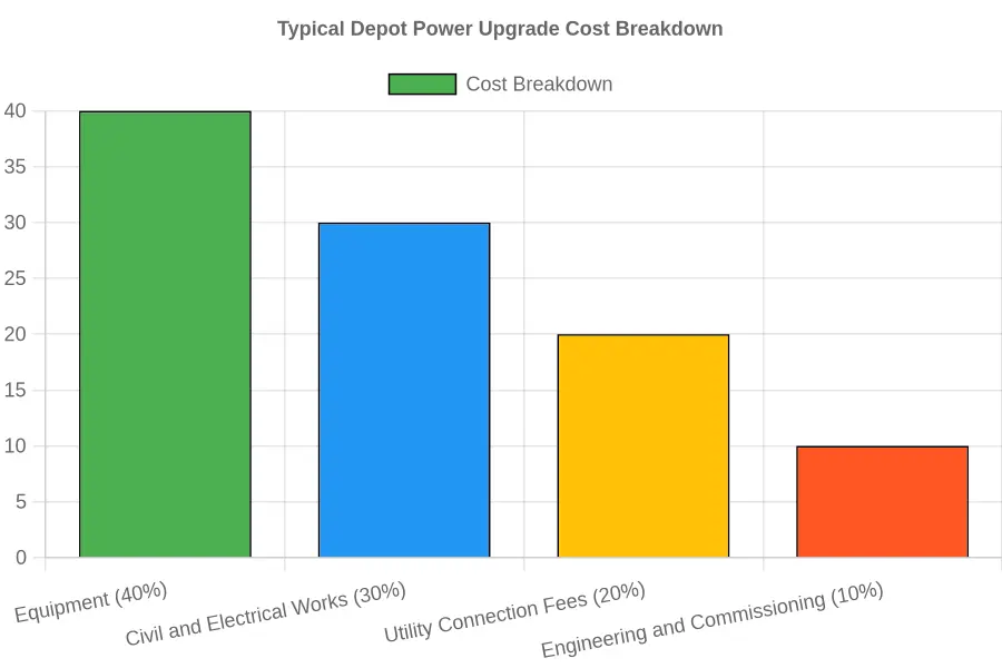 Typical Depot Power Upgrade Cost Breakdown